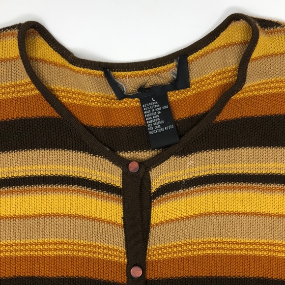 Finity Striped Short Sleeve Sweater Set - Picture 3 of 16